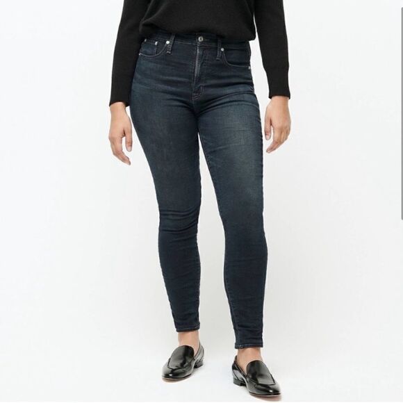 J. Crew Curvy Toothpick Skinny Jean Dark Wash NEW - Picture 1 of 14